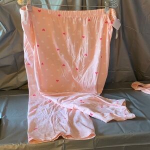 Secret Treasures Light Pink Heart-Print Pajama Pants